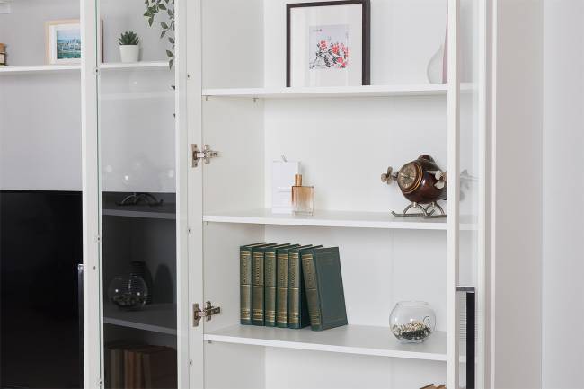 Валенсия стенка для гостиной № 86 цвет белый шагрень Валенсия стенка для гостиной № 86 цвет белый шагрень