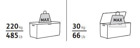 Сундук Марвел (MARVEL PLUS STORAGE BOX 270L), коричневый