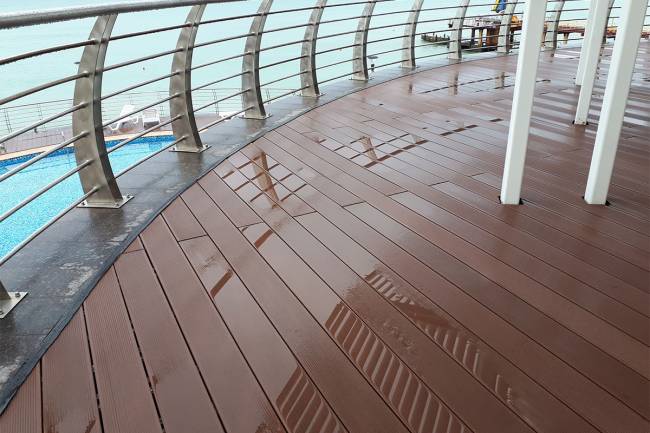 Террасная доска Deckron Classic 153*28*4000мм,  П7