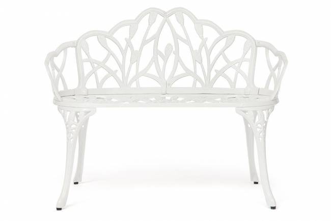Скамья Secret De Maison Strauss (Штраус) алюминиевый сплав, 99хх56х76см, butter white butter white алюминиевый сплав