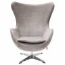 Кресло EGG STYLE CHAIR латте, искусственная замша Кресло EGG STYLE CHAIR латте, искусственная замша