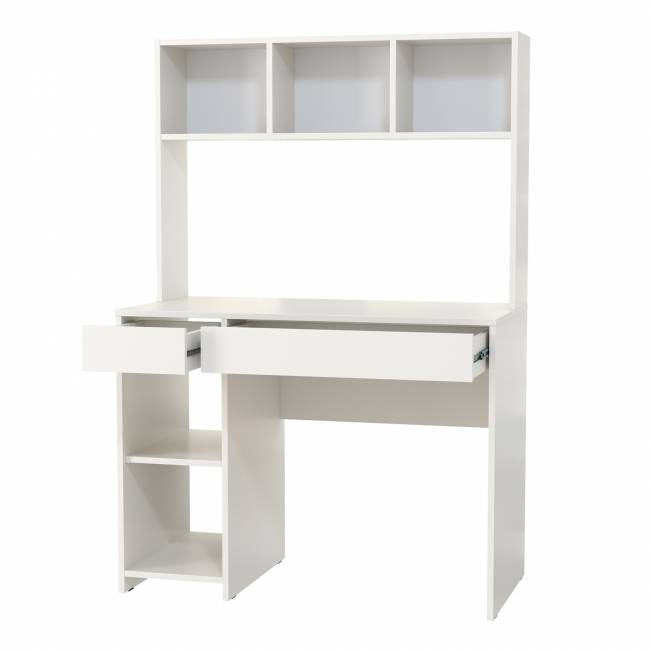 Стол компьютерный Комфорт 12.77F цвет белый шагрень