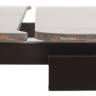 Стол EDER 160 GLOSS AMBER JADE SOLID CERAMIC / Орех, ®DISAUR