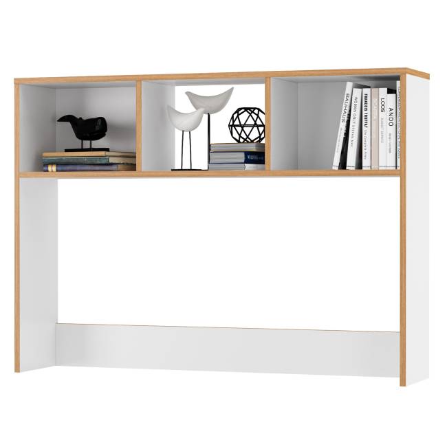 Детская мебельная стенка для двоих детей Вуди цвет белый премиум/дуб крафт золотой