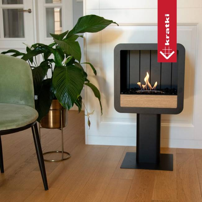 Биокамин напольный Kratki Tetra TUV