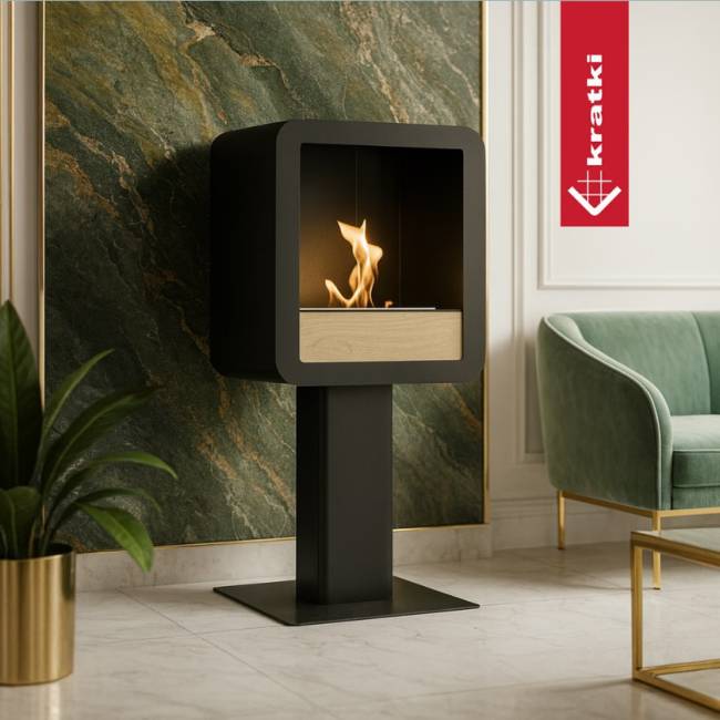 Биокамин напольный Kratki Tetra TUV