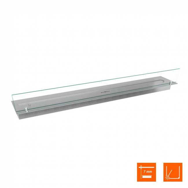 Топливный блок SteelHeat LINE GLASS 1200