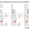 Топливный блок SteelHeat LINE GLASS 1200