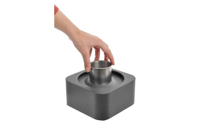 Биокамин настольный "SQUARE", 17x17x25,5 см, из металла, стекла