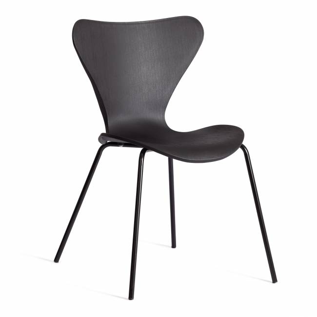 Стул Jacobsen (mod DC 102-1) / 1 шт. в упаковке пластик/металл, 45 х 54.5 х 80 см, Black (Черный) / Black (Черный) Black (Черный) / Black (Черный) пластик/металл