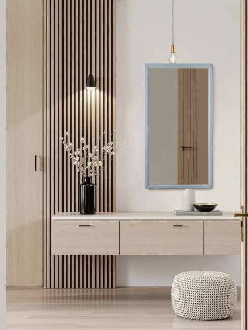 Зеркало настенное Артемида серый 77 см х 46, 5 см