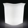Стойка пластиковая барная светящаяся Jumbo Corner Lighting белый 850х850х1100 мм