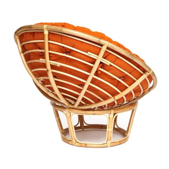 Кресло PAPASAN ECO/ПАПАСАН ЭКО P115-1/SP STD /c подушкой, ремешками/ диаметр подушки 122 см, 115x101x92 см, Natural (натуральный), ткань Оранжевый, С 23 Natural (натуральный) Кресло PAPASAN ECO/ПАПАСАН ЭКО P115-1/SP STD /c подушкой, ремешками/ диаметр подушки 122 см, 115x101x92 см, Natural (натуральный), ткань Оранжевый, С 23 Natural (натуральный)