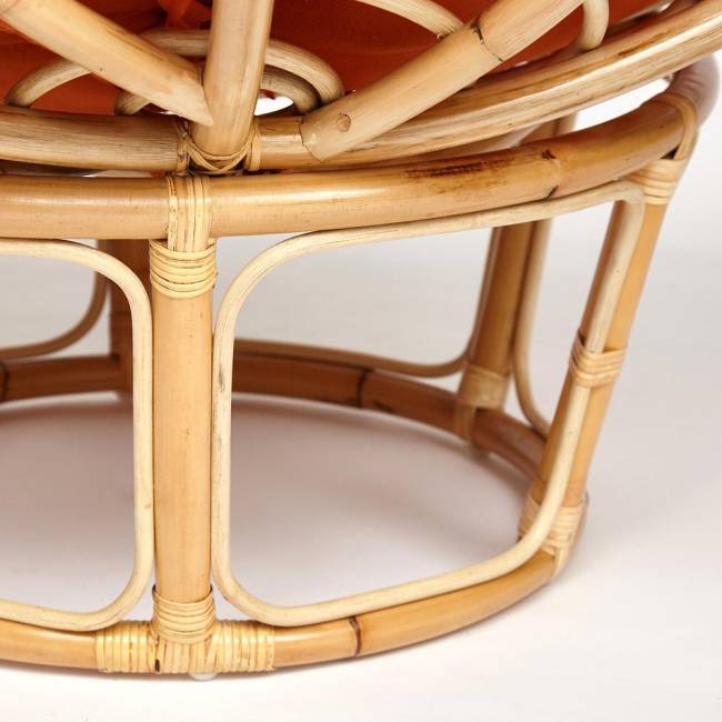 Кресло PAPASAN ECO/ПАПАСАН ЭКО P115-1/SP STD /c подушкой, ремешками/ диаметр подушки 122 см, 115x101x92 см, Natural (натуральный), ткань Оранжевый, С 23 Natural (натуральный) Кресло PAPASAN ECO/ПАПАСАН ЭКО P115-1/SP STD /c подушкой, ремешками/ диаметр подушки 122 см, 115x101x92 см, Natural (натуральный), ткань Оранжевый, С 23 Natural (натуральный)