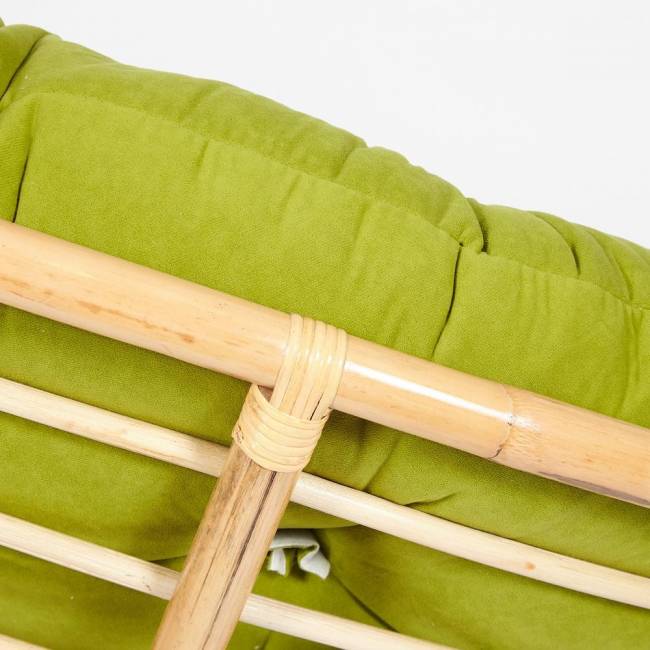 Кресло PAPASAN ECO/ПАПАСАН ЭКО P115-1/SP STD /c подушкой, ремешками/ диаметр подушки 125 см, 115x101x92 см, Natural (натуральный), флок Олива, 23 Natural (натуральный) Кресло PAPASAN ECO/ПАПАСАН ЭКО P115-1/SP STD /c подушкой, ремешками/ диаметр подушки 125 см, 115x101x92 см, Natural (натуральный), флок Олива, 23 Natural (натуральный)