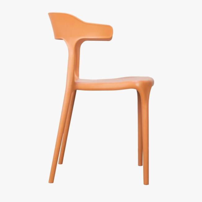 Стул пластиковый Nova терракотовый