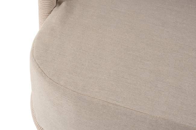 "Верона" лаунж-зона 5-местная плетеная из роупа (веревки), каркас алюминиевый белый, роуп бежевый "Верона" лаунж-зона 5-местная плетеная из роупа (веревки), каркас алюминиевый белый, роуп бежевый