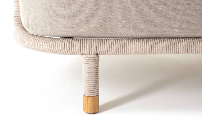 "Верона" лаунж-зона 5-местная плетеная из роупа (веревки), каркас алюминиевый белый, роуп бежевый "Верона" лаунж-зона 5-местная плетеная из роупа (веревки), каркас алюминиевый белый, роуп бежевый