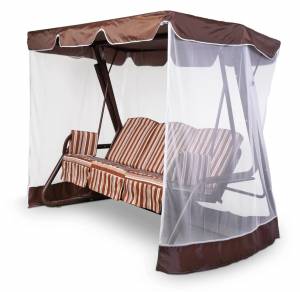 Тент-крыша + москитная сетка 76-е 244х142х170, шоколад