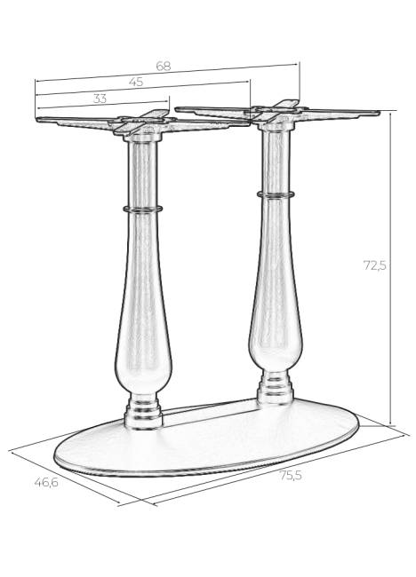 Подстолье обеденное DOBRIN ANDREW