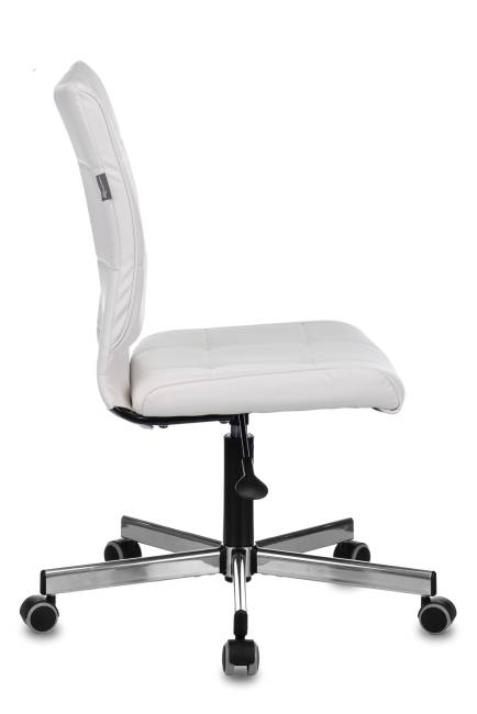 Кресло Бюрократ CH-330M белый Lincoln 100 эко.кожа крестовина металл хром