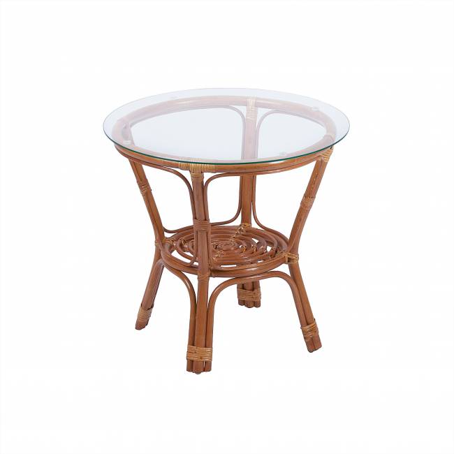 Комплект кофейный из нат. ротанга "Багама" S, коньяк Комплект кофейный из нат. ротанга "Багама" S, коньяк