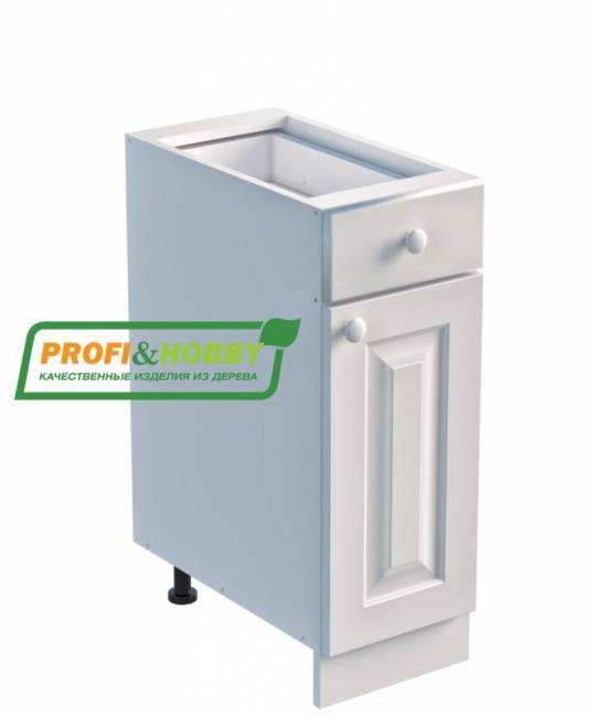 Тумба 1 дверь, 1 ящик 300 х 560 х 720 сосна, без покраски