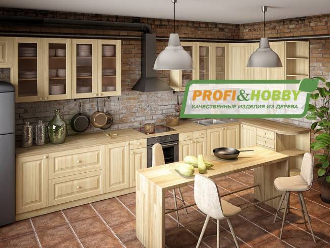 Тумба 1 дверь, 1 ящик 300 х 560 х 720 сосна, без покраски