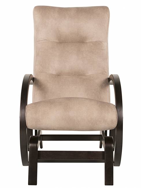 Кресло-качалка маятник Мэтисон ткань крем брюле, каркас венге структура Кресло-качалка маятник Мэтисон ткань крем брюле, каркас венге структура