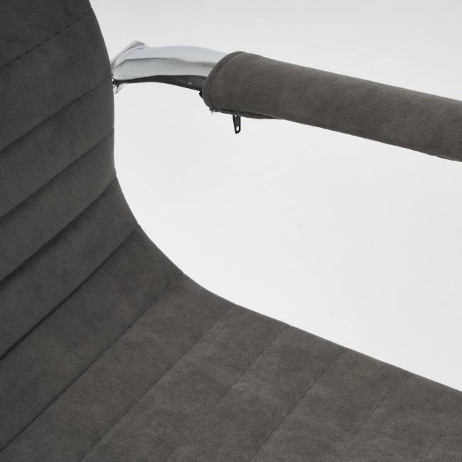 Кресло Urban-Low/Урбан-Лоу флок, серый, 29 серый флок