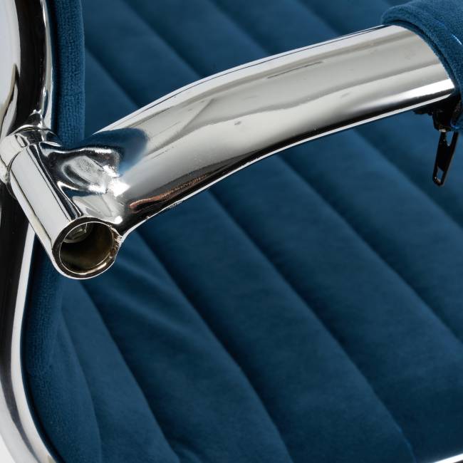 Кресло Urban-Low/Урбан-Лоу флок, синий, 32 синий флок