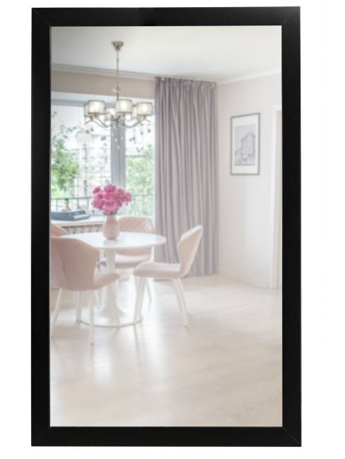 Зеркало настенное BeautyStyle 11 черный 118 см х 60,6 см