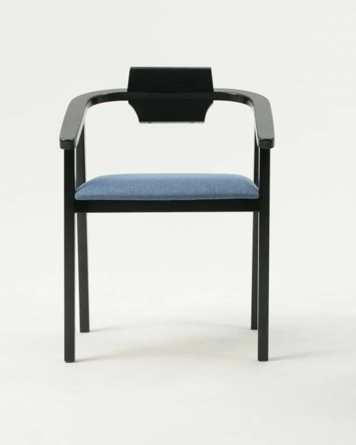 Стул-кресло Челси ПМ чёрный/синий