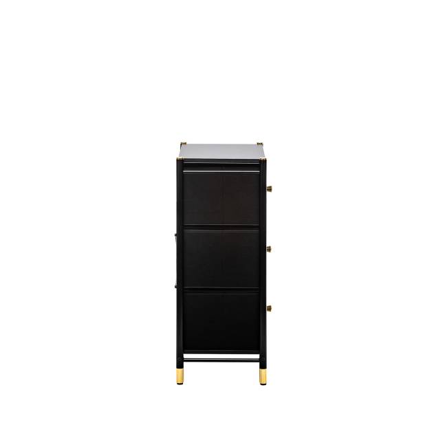 Комод Leset Хайди 6 ящиков Чёрный Чёрный