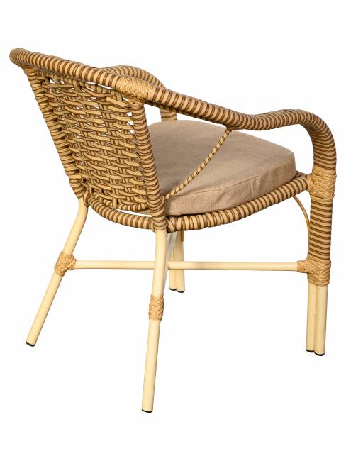 Комплект из искусственного ротанга Bali (Бали)-4 (цвет: слоновая кость)