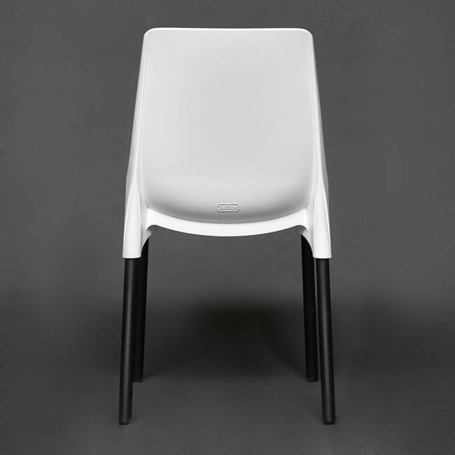 Стул Джениус/Genius (мод. 75) пластик/металл, 46x56x84cм, белый/опоры черные (Комплект из 4 шт.) белый металл/пластик Стул Джениус/Genius (мод. 75) пластик/металл, 46x56x84cм, белый/опоры черные (Комплект из 4 шт.) белый металл/пластик
