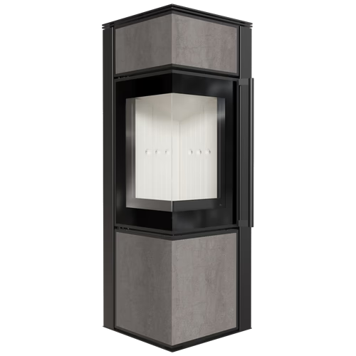 Печь Kratki PRO TORA/S NATURALI PIETRA DI SAVOIA GRIGIA BOCCIARDATA