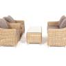 "Кон Панна" лаунж-зона из искусственного ротанга, цвет соломенный