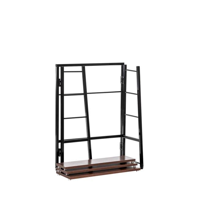 Стеллаж раскладной Leset Пако 800 трапеция Чёрный