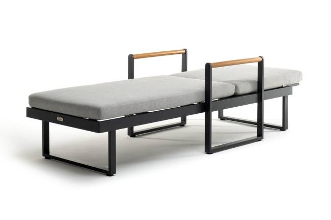 Шезлонг из алюминия МАЯ  темный графит