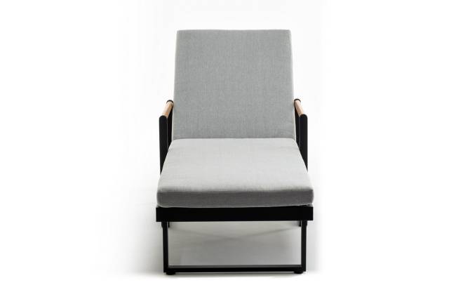 Шезлонг из алюминия МАЯ  темный графит