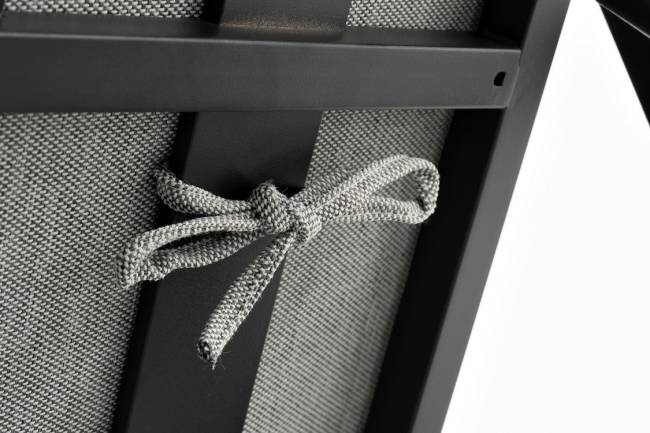 Шезлонг из алюминия МАЯ  темный графит