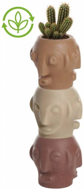 Кашпо из биопластика Threebu Totem Pot 3 Special 450х450х1350 мм
