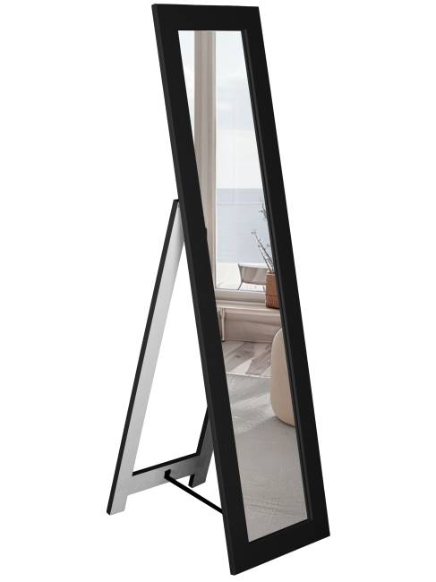 Зеркало напольное BeautyStyle 8 черный 138 см х 35 см