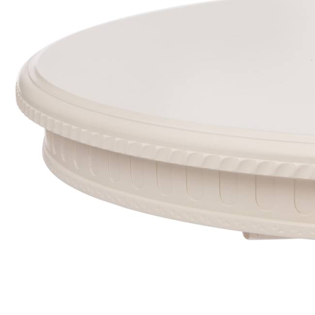 Стол STEFANO круглый бук, мдф, D90+30x77см, Ivory white Ivory white бук, мдф Стол STEFANO круглый бук, мдф, D90+30x77см, Ivory white Ivory white бук, мдф