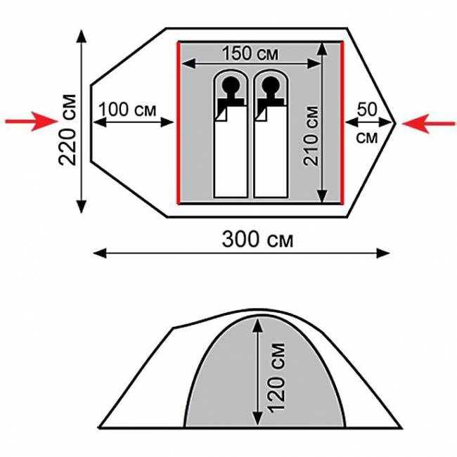 Палатка Tramp Mountain 2 (V2) Палатка Tramp Mountain 2 (V2)