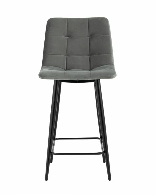 Стул полубарный Джанго велюр серый высота сиденья 60 см Стул полубарный Джанго велюр серый высота сиденья 60 см