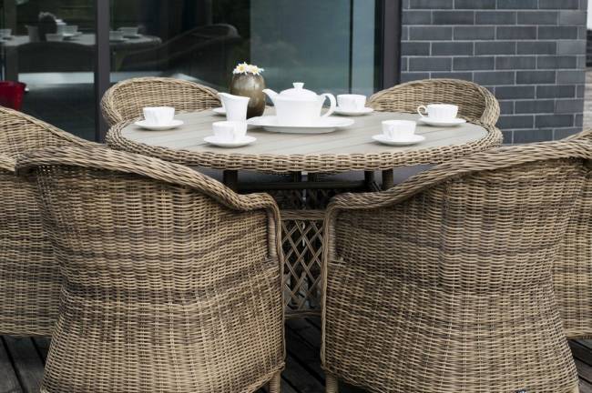 "Равенна" плетеное кресло из искусственного ротанга, цвет соломенный "Равенна" плетеное кресло из искусственного ротанга, цвет соломенный