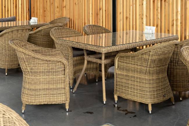 "Равенна" плетеное кресло из искусственного ротанга, цвет соломенный "Равенна" плетеное кресло из искусственного ротанга, цвет соломенный