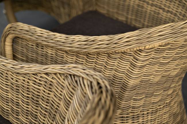 "Равенна" плетеное кресло из искусственного ротанга, цвет соломенный "Равенна" плетеное кресло из искусственного ротанга, цвет соломенный